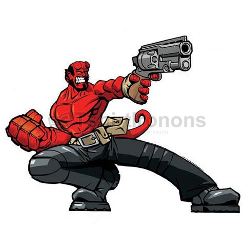 Hellboy BPRD T-shirts Iron On Transfers N5009 - Click Image to Close